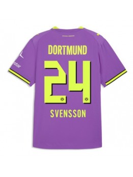 Moški Nogometna dresi replika Borussia Dortmund Daniel Svensson #24 Tretji 2026-27 Kratek rokav Moški Nogometna dresi replika Borussia Dortmund Daniel Svensson #24 Tretji 2026-27 Kratek rokav